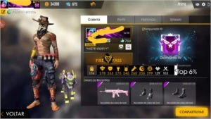 Conta free fire