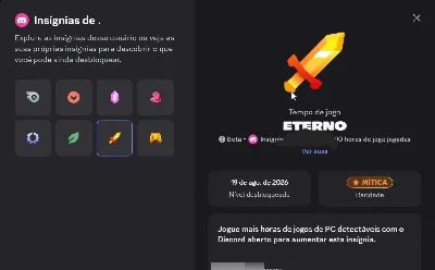 conta discord de 2016 com badges raras