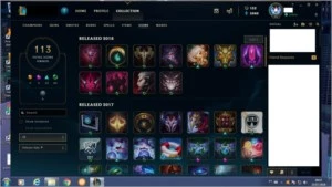 CONTA D2 / 98 CHAMPIONS / 57 SKINS BORDA DIAMANTE - League of Legends LOL