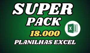 Pack Excel +18.000 Planilhas + [ENTREGA AUTOMATICA] - Softwares e Licenças