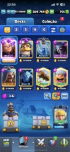 Conta Clash Royale ótima para o meta