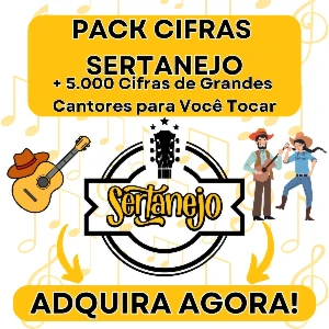 Pack de Cifras Sertanejo - Mais de 5.000 Mil Cifras Musicais