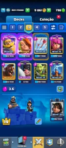 Conta Clash Royale Nv 46 9K De Trofeus