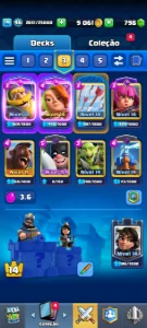 Conta Clash Royale Nv 46 9K De Trofeus