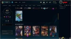 conta d1 77 champs 40 skins - League of Legends LOL