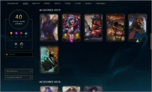 conta d1 77 champs 40 skins - League of Legends LOL