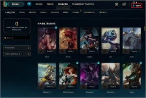 Conta UNRAKED | NVL 30 | 17 CAMPEÕES | 6300 ESSÊNCIAS AZUIS - League of Legends LOL