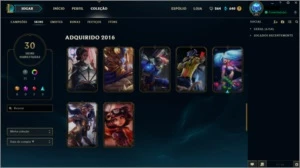 Conta Lol League of Legends Platina 4