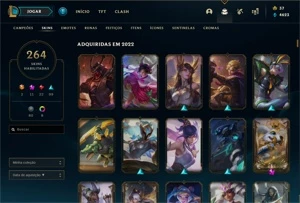 Conta league of legends plat 2 lvl 246 LOL
