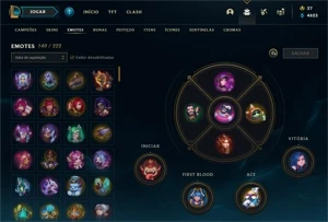 Conta league of legends plat 2 lvl 246 LOL