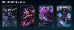 Conta LoL( lvl 54, 12 skins com a DJ SONA, silver 1, 2k ea) - League of Legends