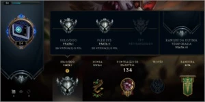 Conta LoL( lvl 54, 12 skins com a DJ SONA, silver 1, 2k ea) - League of Legends