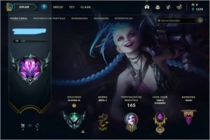 Conta Lol Platina 4 MMR ALTO - League of Legends