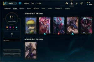 Conta Lol Platina 4 MMR ALTO - League of Legends