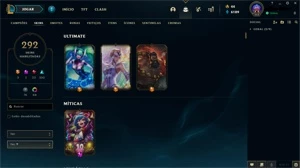 Conta League of Legends Level 352 com 292 skins LOL
