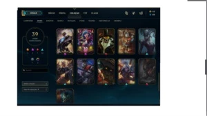 conta Diamante 4 39 skins. - League of Legends LOL