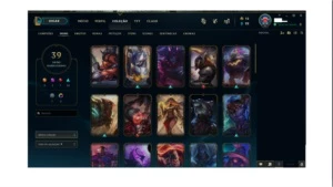 conta Diamante 4 39 skins. - League of Legends LOL