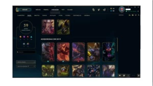 conta Diamante 4 39 skins. - League of Legends LOL