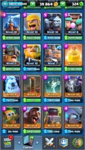 Conta de clash royale (nivel 11)