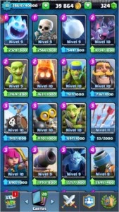 Conta de clash royale (nivel 11)