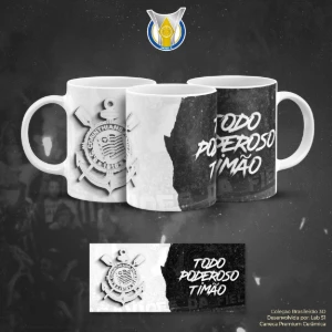 Pack Time 3D Para Canecas - Arte Digital Artes Canva
