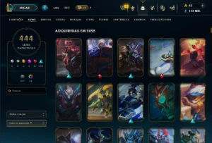 Conta Com 444 Skins, Único Dono! - League of Legends LOL