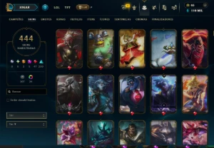 Conta Com 444 Skins, Único Dono! - League of Legends LOL