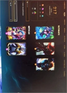 Conta lol gold 2 200 skins all champs nv 400 - League of Legends