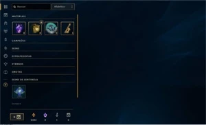 Conta Smurf premiada com diversas skins habilitadas - League of Legends LOL