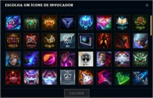Com 73 Skins, Todos Campeoes, Icones Raros e Diamond 4 - League of Legends LOL
