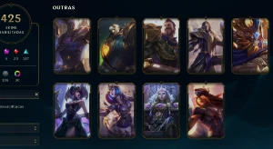 Conta Lol 425 Skins + 4Mil Investidos - Elo Gold - League of Legends