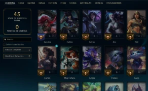 Conta Diamante Iv - 60% Win Rate - League of Legends LOL