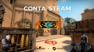 Conta Steam Com Csgo Prime | Patente Global | Full Acesso - Counter Strike
