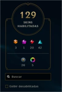 Conta do league of legends, lvl 372 127 skin! LOL