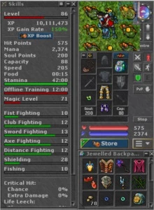 CONTA LUTABRA / FIRMERA COM ÓTIMOS SKILLS - Tibia