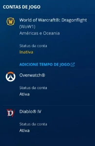 Vendo conta blizzard Com diablo IV e WOW Dragonflight