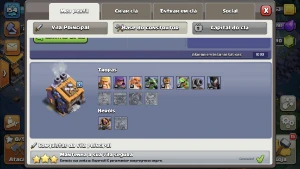 Coc - Cv12 Nível 154 Semi Full+ Skin E Moedas De Liga E Raid - Clash of Clans