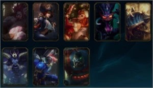 Conta PRATA IV main adc +100champs varias skins - League of Legends LOL