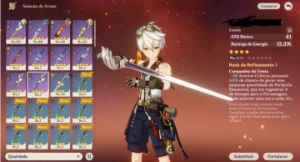 Conta Genshin Rank 55 - Genshin Impact