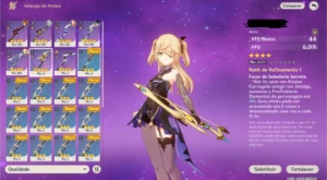 Conta Genshin Rank 55 - Genshin Impact