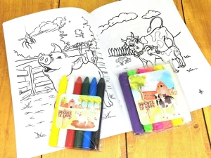 Kit Colorir e Modelar Fazendinha com Revista G - Artesanato e Personalizados