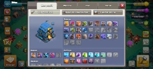 Cv12 Conta Top - 3817 Gemas - 4 Equipamentos Épicos - Clash of Clans