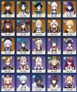 Conta Genshin AR55 - MUITOS PERSONAGENS 5* - Genshin Impact