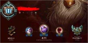 Conta lol platina, todos os campeões - League of Legends