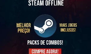 Contas Steam Offline! Packs De Combos! Melhor Preço!