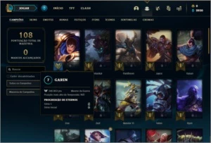 Conta ouro 4 com 9 skins e 47 champs - League of Legends LOL