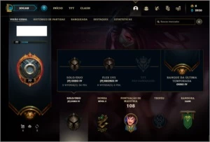Conta ouro 4 com 9 skins e 47 champs - League of Legends LOL