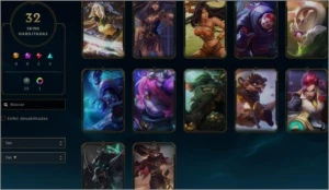 CONTA LEAGUE OF LEGENDS LVL 66 LOL