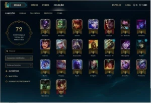 CONTA GOLD I, SMURF, POUCOS CHAMPS. - League of Legends LOL