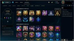 Conta League of Legends | Gold IV | 103 skins | e mais LOL